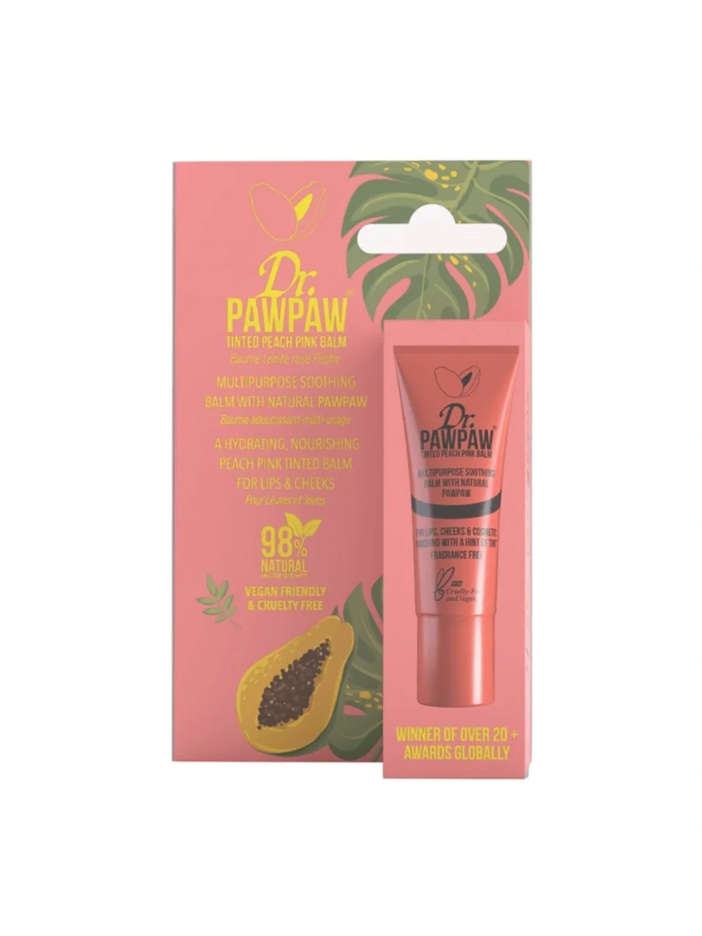Dr. PAWPAW Tinted Peach Pink Balm